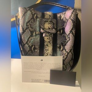 New Brahmin Amelia Moonscape Willoughby Bag